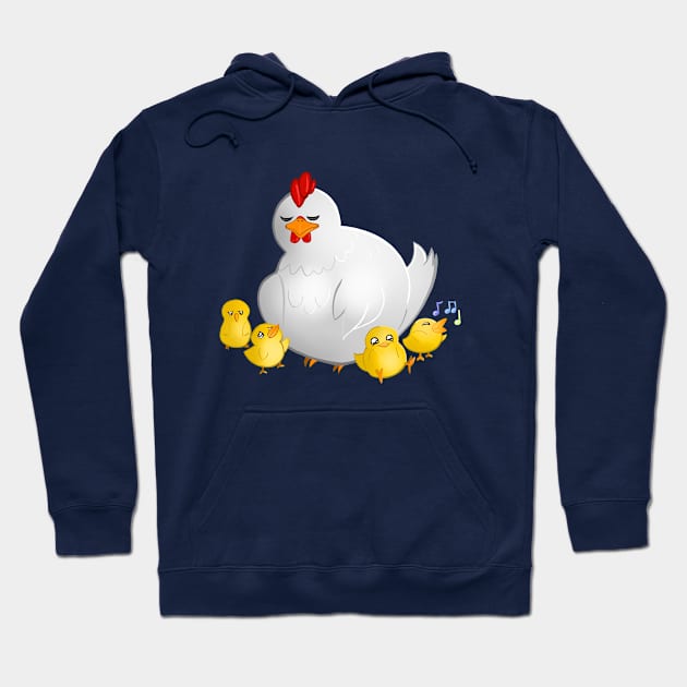 Mother Hen Hoodie by Amused Artists